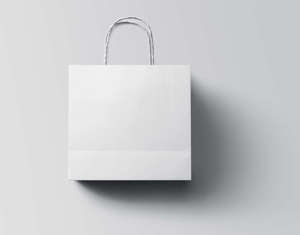 Picture of White Bistro Handle Bag 10x7x12