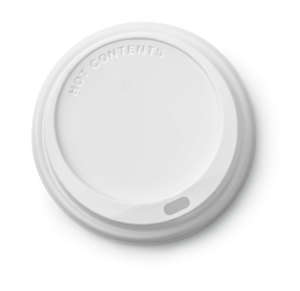 Picture of Dome White Solo Lid For Coffee Cups 12-24oz