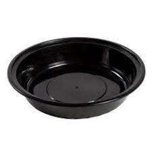 Picture of 7" 32oz Round Black Container