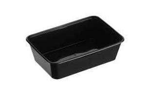 Picture of 7x5 24oz Rectangular Black Container