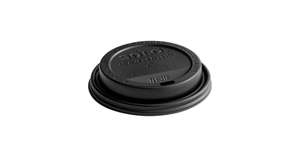 Picture of Dome Black Solo Lid For Coffee Cups 12-24oz