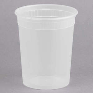 Picture of 32oz Plastic Deli Soup Container Bottoms Only