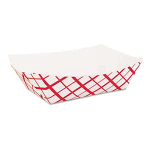 Picture of 2lb Checkered Food Tray