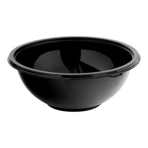 Picture of 160oz Round Black Salad Bowl