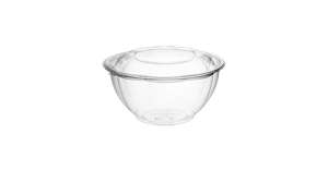 Picture of 32oz Plastic Salad Bowl Combo