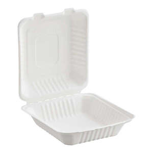 Picture of 6x6x3 1 Compartment Bagasse